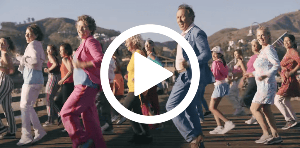 A thumbnail of the music video for "A Show that May Change the World" with a group dancing on the Ventura Pier